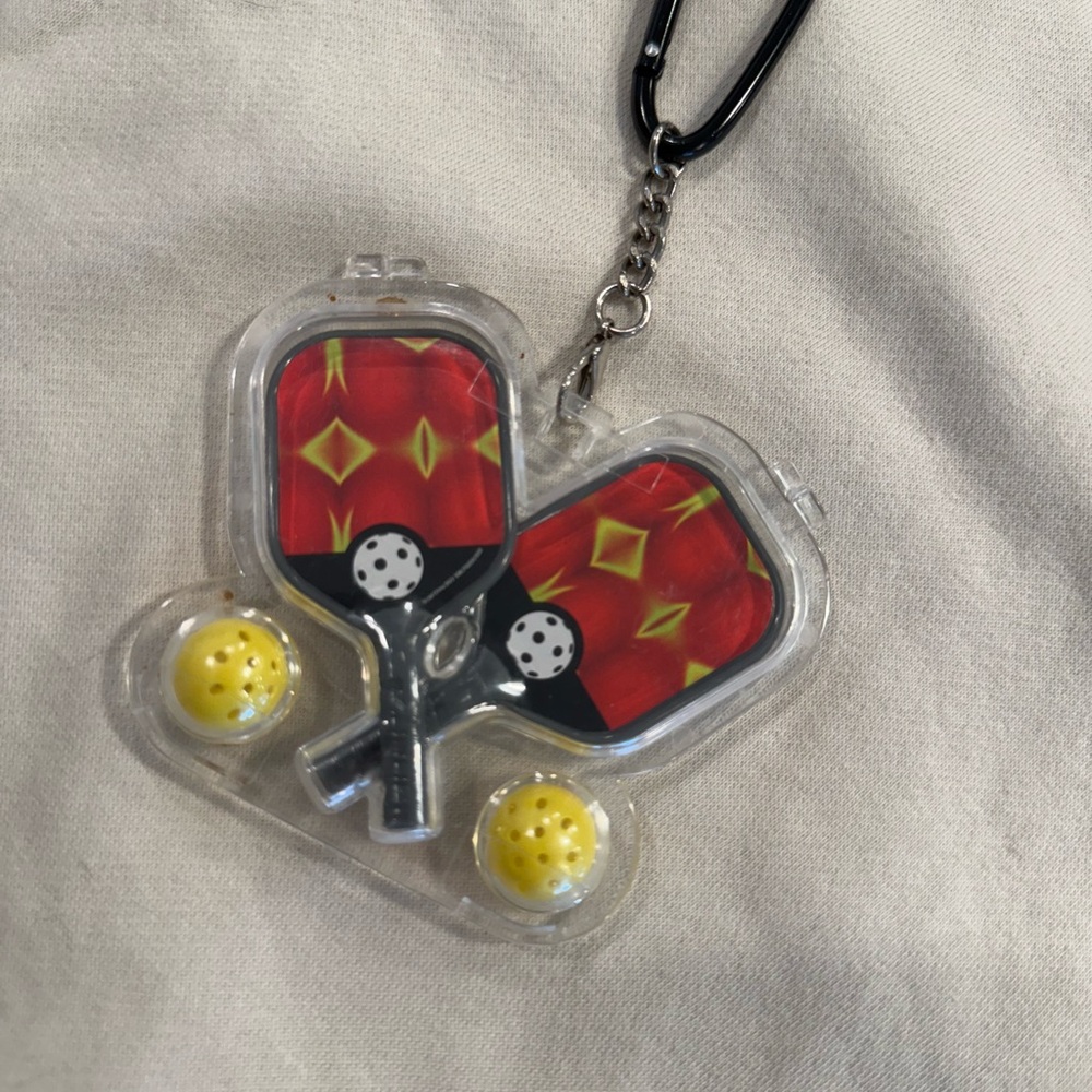 Worlds Smallest Pickleball Keychain - Picture 2 of 3